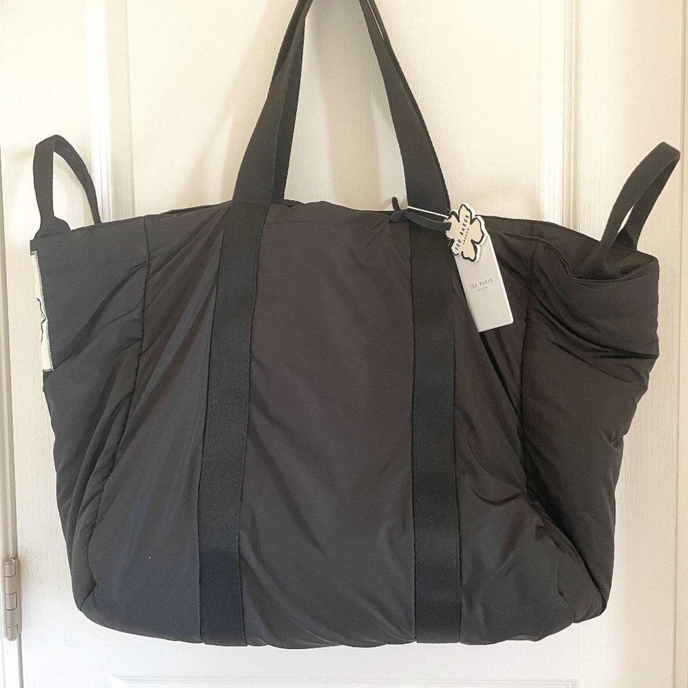 New Women's Ted Baker London Black Extra Large Tote